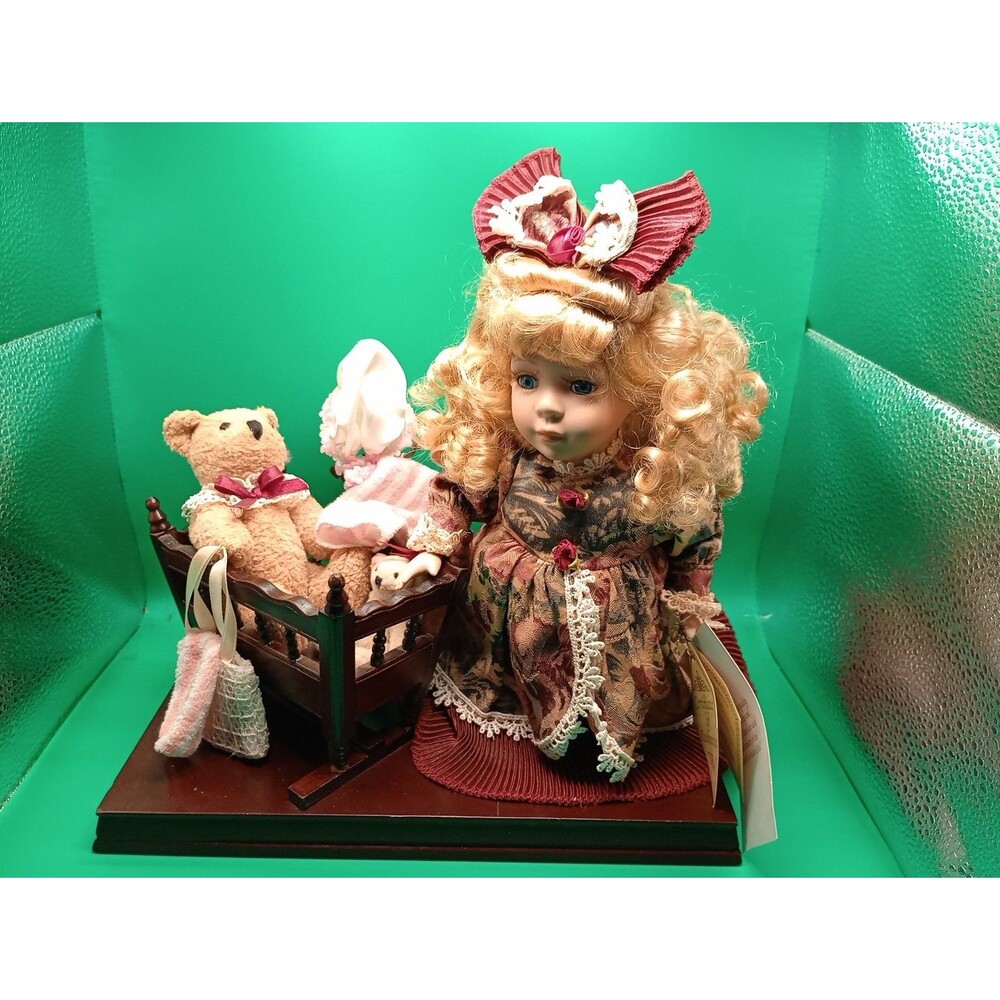 Vintage Collectible Memories Hand Crafted Porcelain Doll Veronica